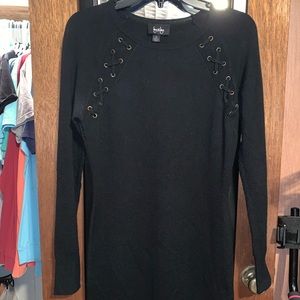 Black sweater dress. Size medium
